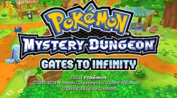 Pokemon Mystery Dungeon - Gates to Infinity (U) screen shot title
